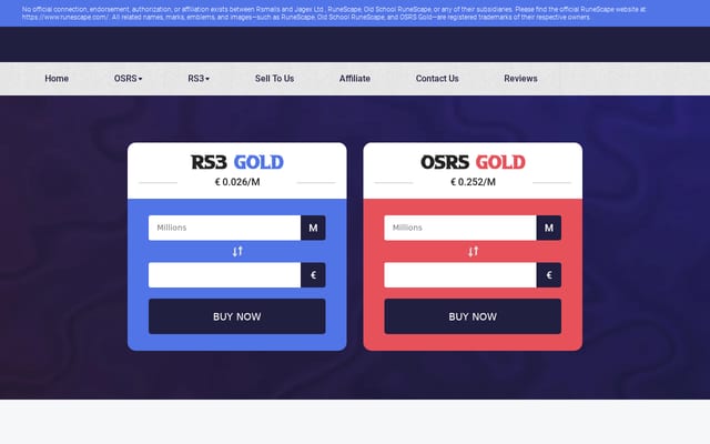 Screenshot of rsmalls.com