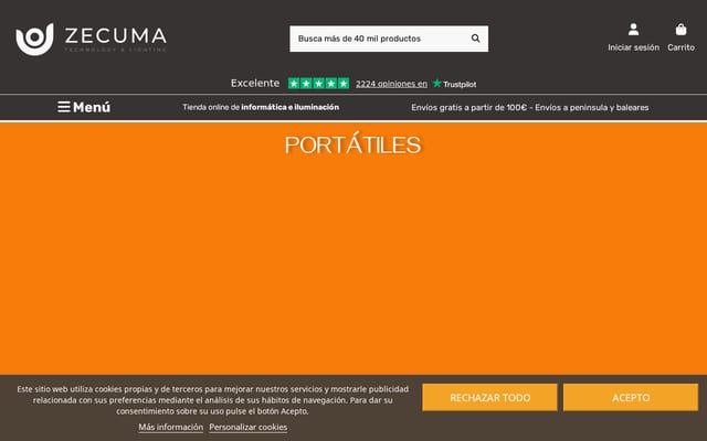 Screenshot of zecuma.com