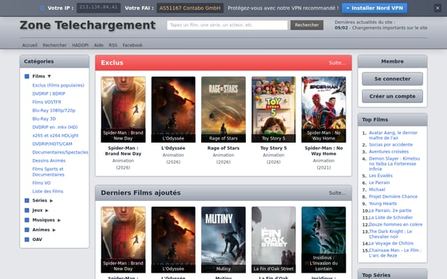 Screenshot of zt-za.fr