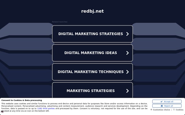 Screenshot of redbj.net