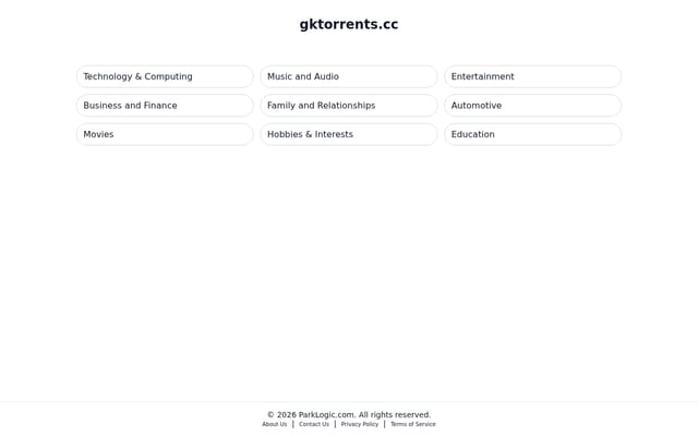 Screenshot of gktorrents.cc
