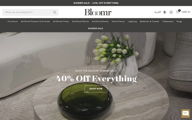 Screenshot of bloomr.com