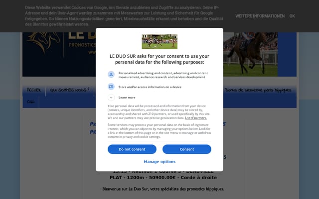 Screenshot of leduosur.com