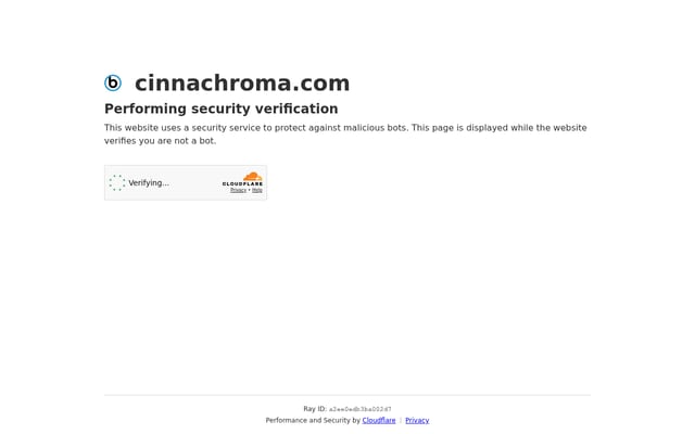 Screenshot of cinnachroma.com