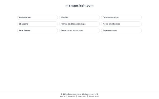Screenshot of mangaclash.com