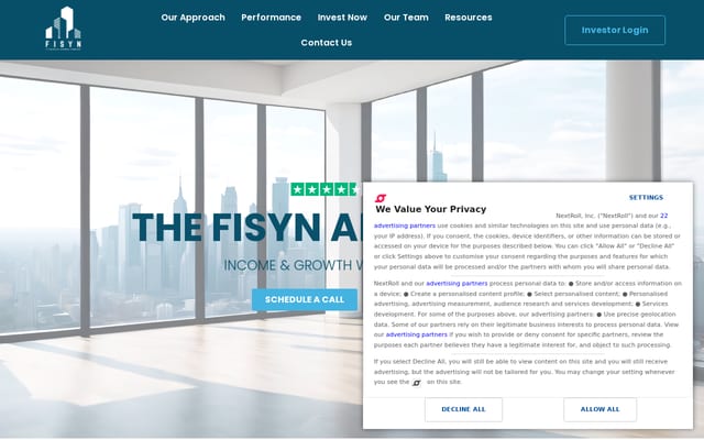 Screenshot of fisyn.com