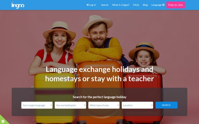 Screenshot of lingoo.com