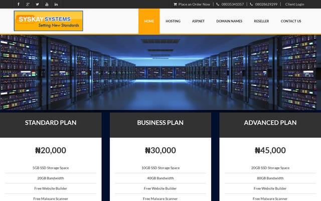 Screenshot of syskay.com