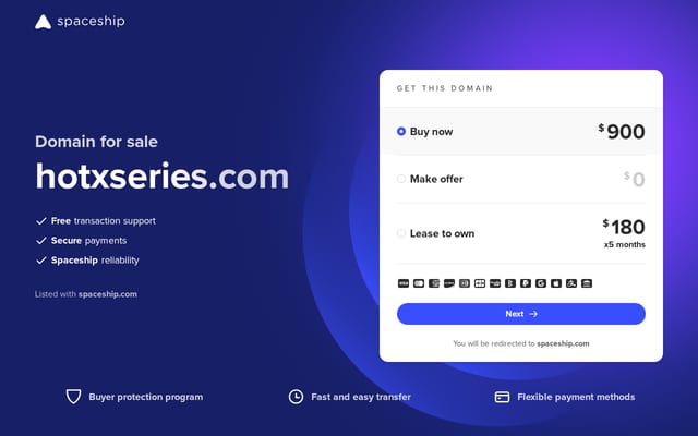 Screenshot of hotxseries.com