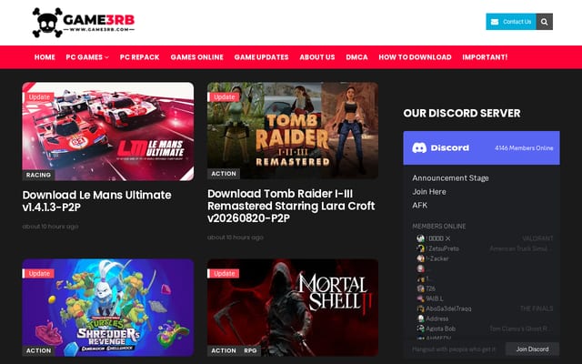 Screenshot of game3rb.com