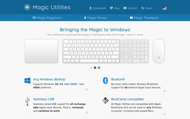 Screenshot of magicutilities.net