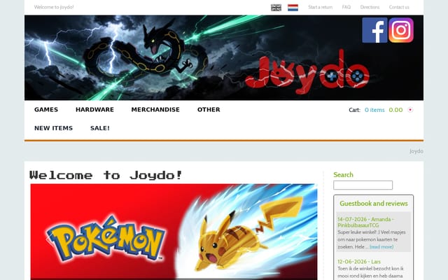 Screenshot of joydo.nl