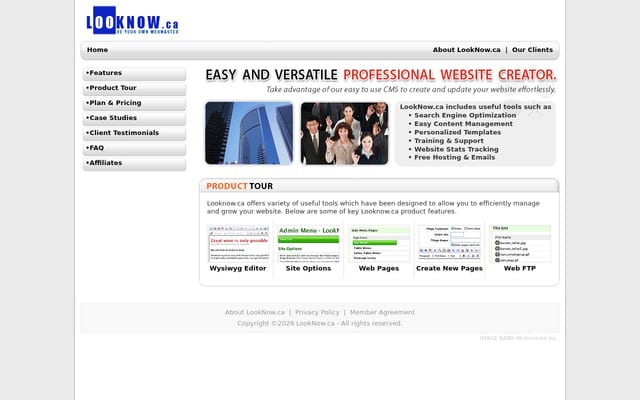 Screenshot of looknow.ca