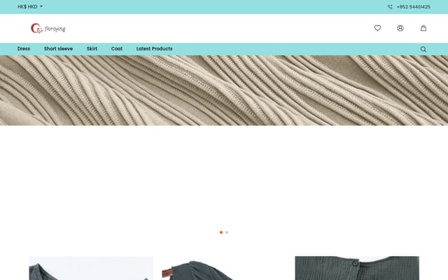 Screenshot of floraying.com