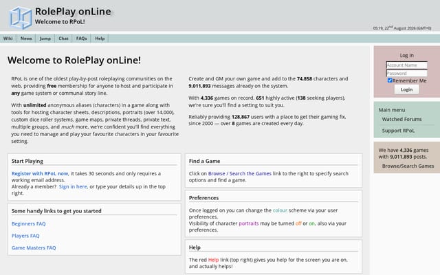 Screenshot of rpol.net