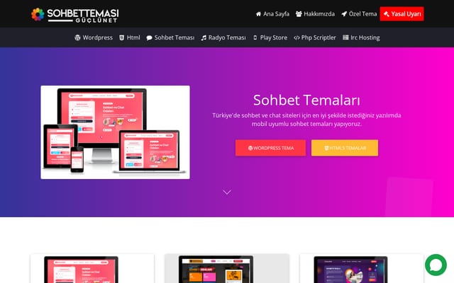 Screenshot of sohbettemasi.com