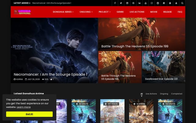 Screenshot of kuriname.com