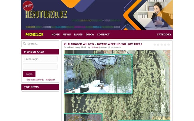 Screenshot of heroturko.cz