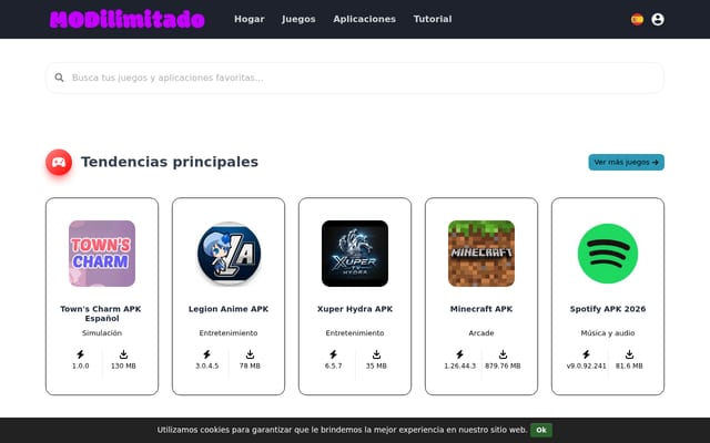 Screenshot of modilimitado.com