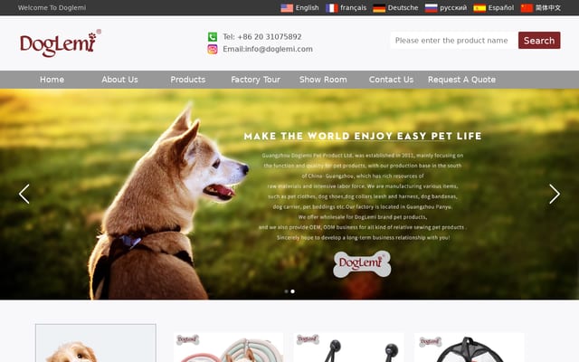 Screenshot of doglemi.com