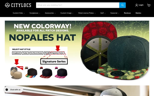 Screenshot of citylocs.com