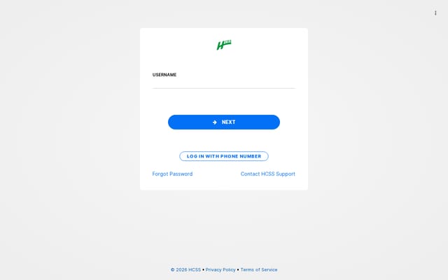 Screenshot of hcssapps.com