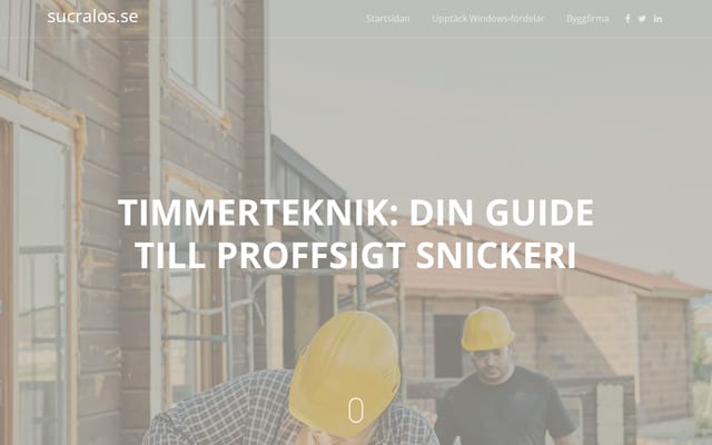 Screenshot of sucralos.se