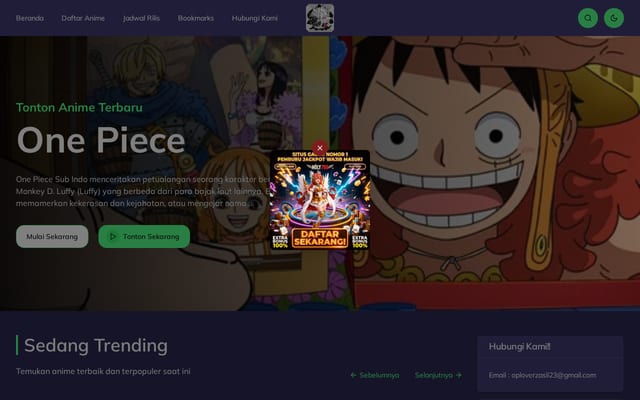 Screenshot of oploverz.fan