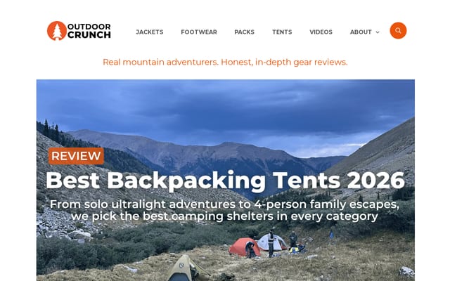 Screenshot of outdoorcrunch.com