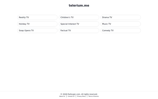 Screenshot of telerium.me
