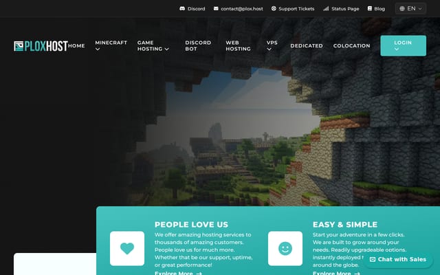 Screenshot of plox.host
