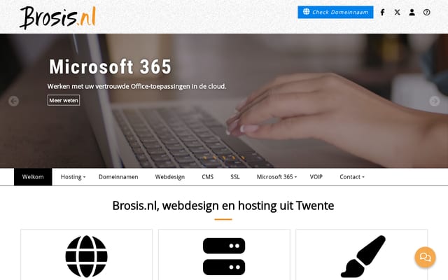 Screenshot of brosis.nl