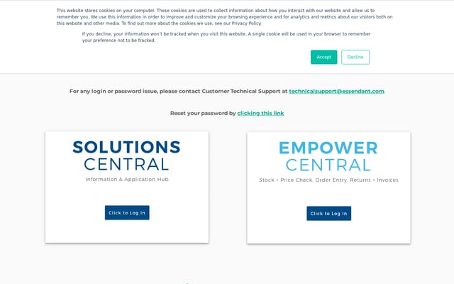 Screenshot of ussco.com
