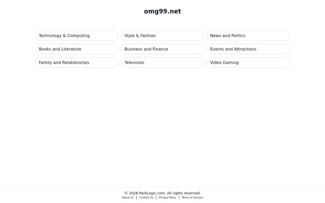Screenshot of omg99.net