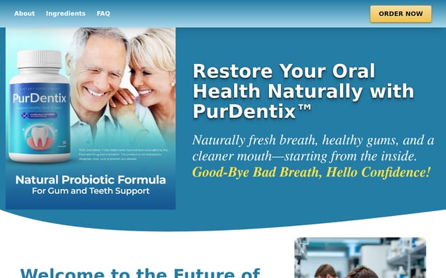 Screenshot of getpurdentix.org