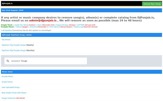 Screenshot of djpunjab.is