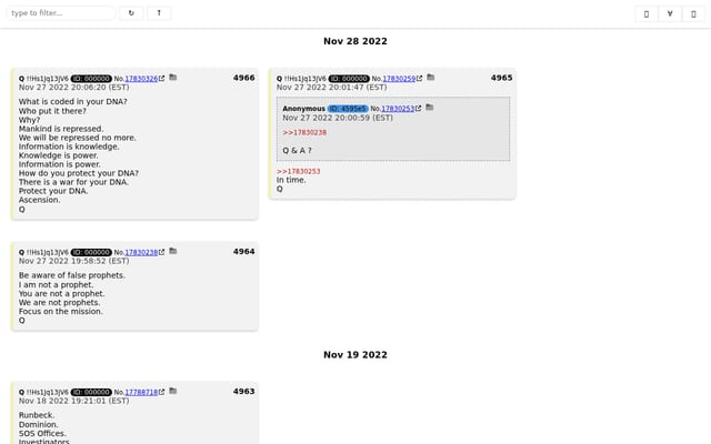 Screenshot of qanon.pub
