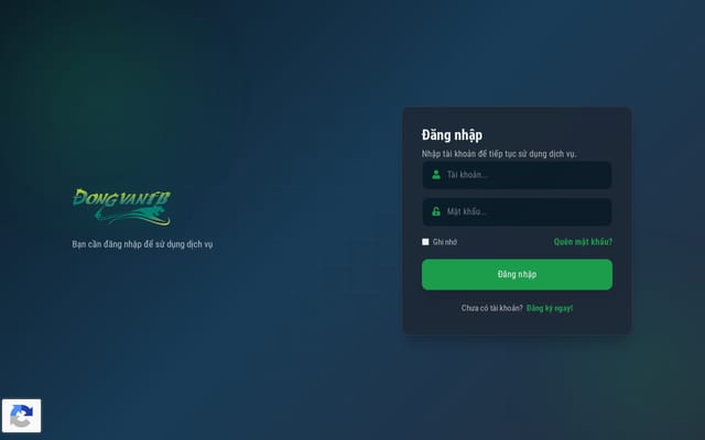 Screenshot of dongvanfb.net
