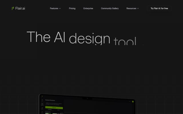 Screenshot of flair.ai