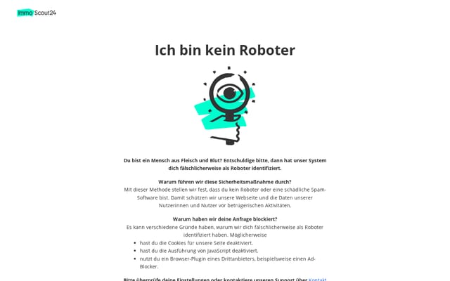 Screenshot of is24.de