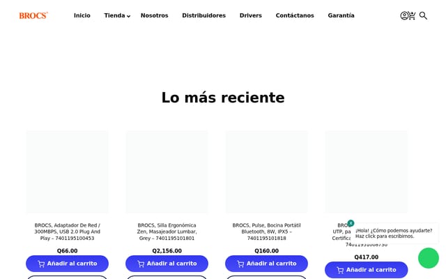 Screenshot of brocs.us