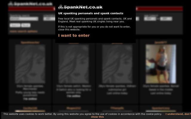 Screenshot of spanknet.co.uk