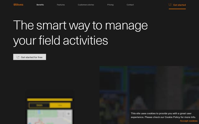 Screenshot of bmoves.com