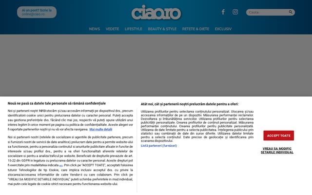 Screenshot of ciao.ro