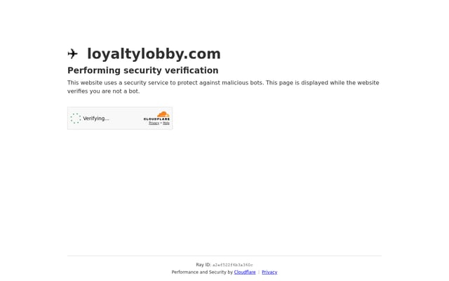 Screenshot of loyaltylobby.com