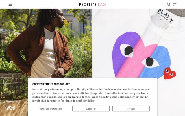 Screenshot of peoplesrag.com