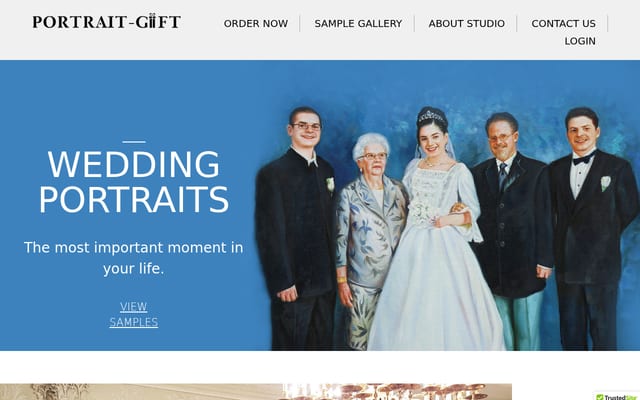 Screenshot of portrait-gift.com