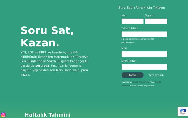 Screenshot of sorusat.com