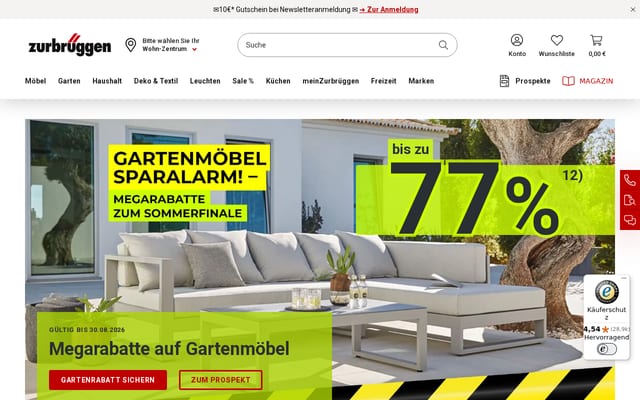 Screenshot of zurbrueggen.de