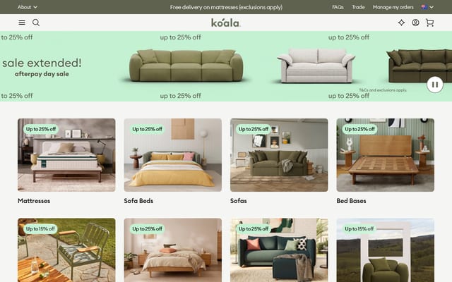 Screenshot of koala.com